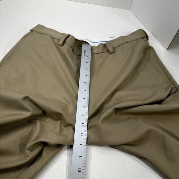 Haggar Men's Size 36X34 Khaki Pant Flex Waist Preowned - Picture 9 of 12